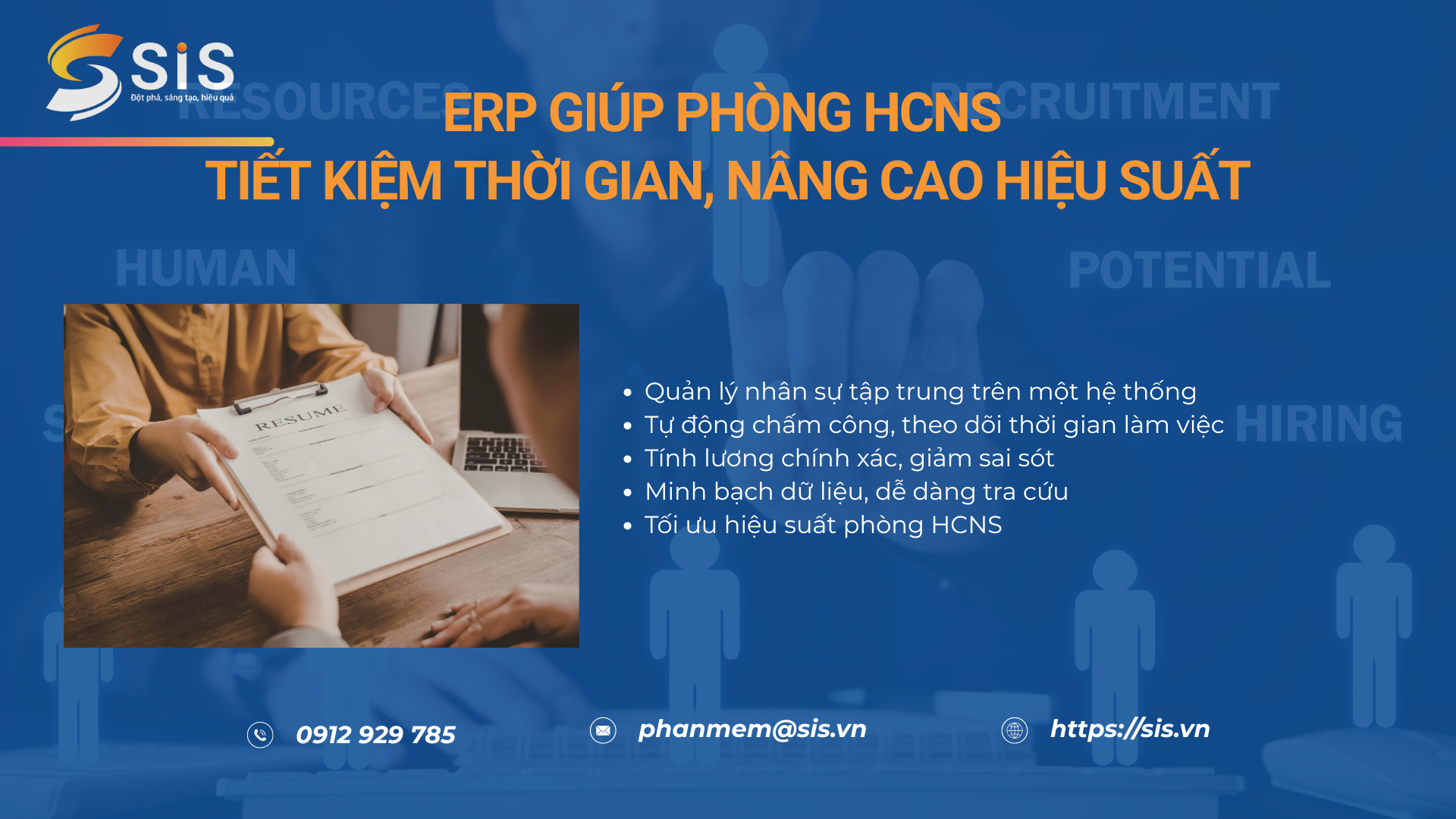 Phần Mềm ERP Cho Phòng HCNS: Quản Lý Nhân Sự Tập Trung Và Tính Lương Chính Xác